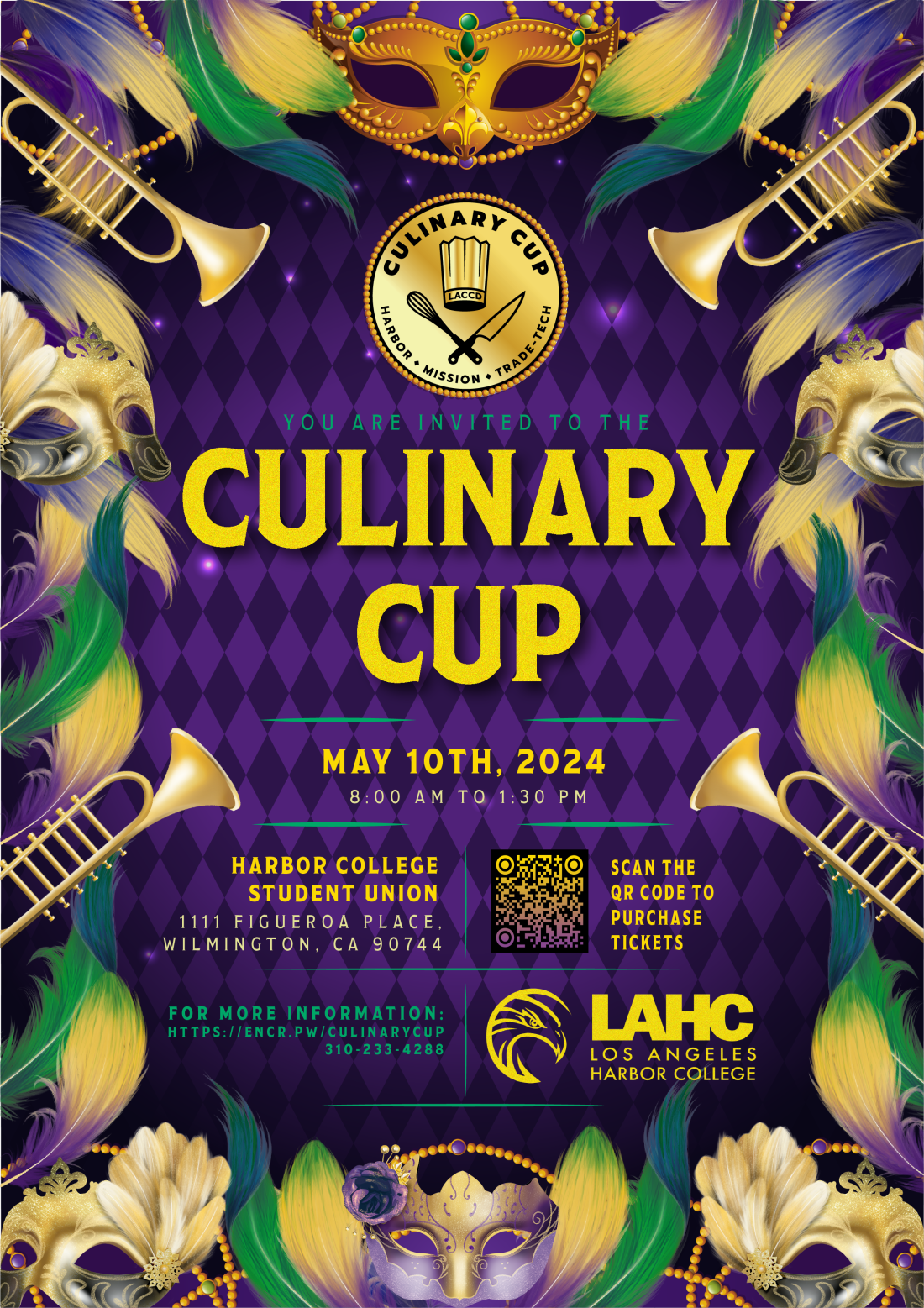 LACCD's 4th Annual Culinary Cup flyer