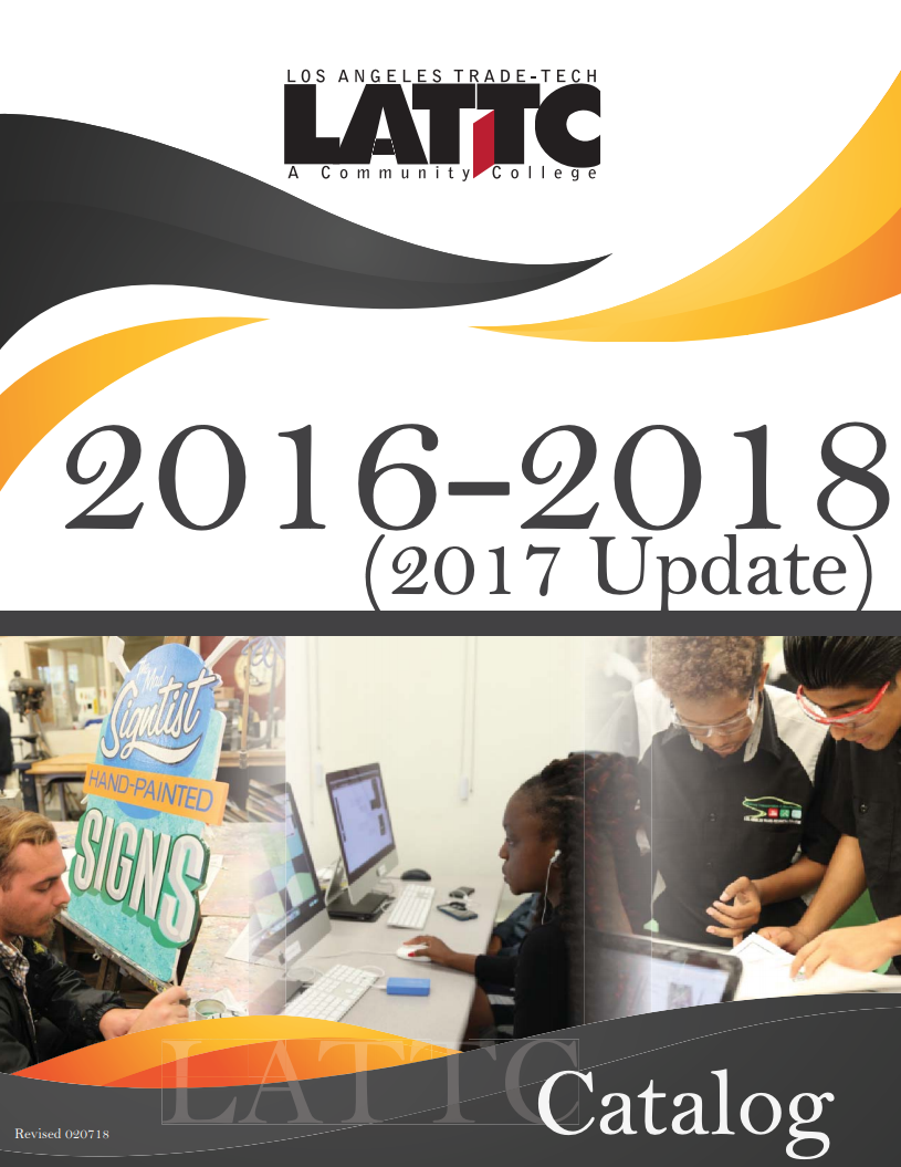 2016-2018 College Catalog