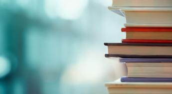 Stacked books