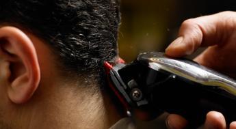 Man getting haircut