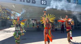 Aztec performers