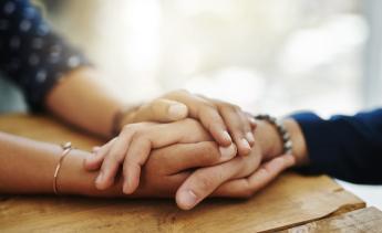 Comforting hands