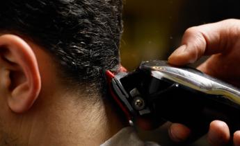 Man getting haircut