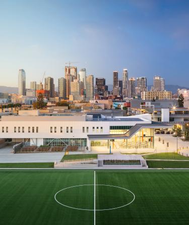 LATTC Campus Overlooking the City