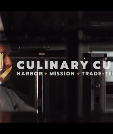 Culinary Cup logo with chef in background