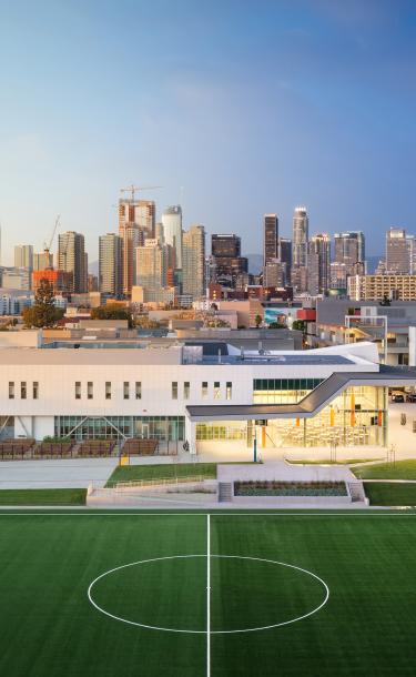 LATTC Campus Overlooking the City