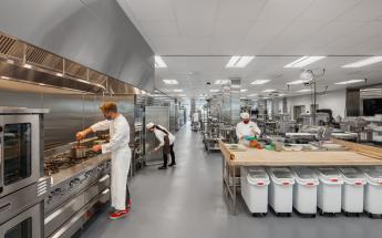 Students Cooking at Culinary Arts Lab