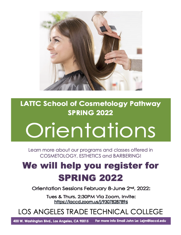 Information About the Orientations of Spring 2022