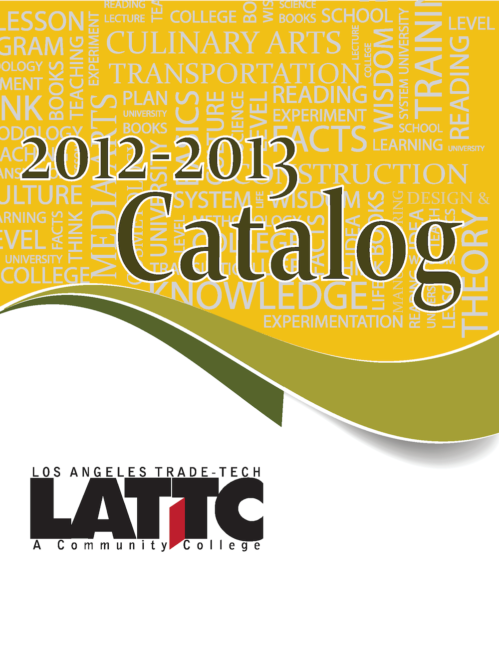 2012-2013 College Catalog