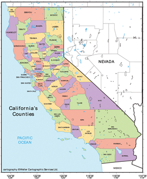 California Map Attractions