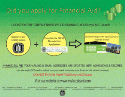 My LACCD Card Information Chart