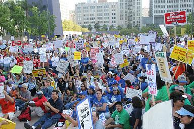 Activists Demonstrating