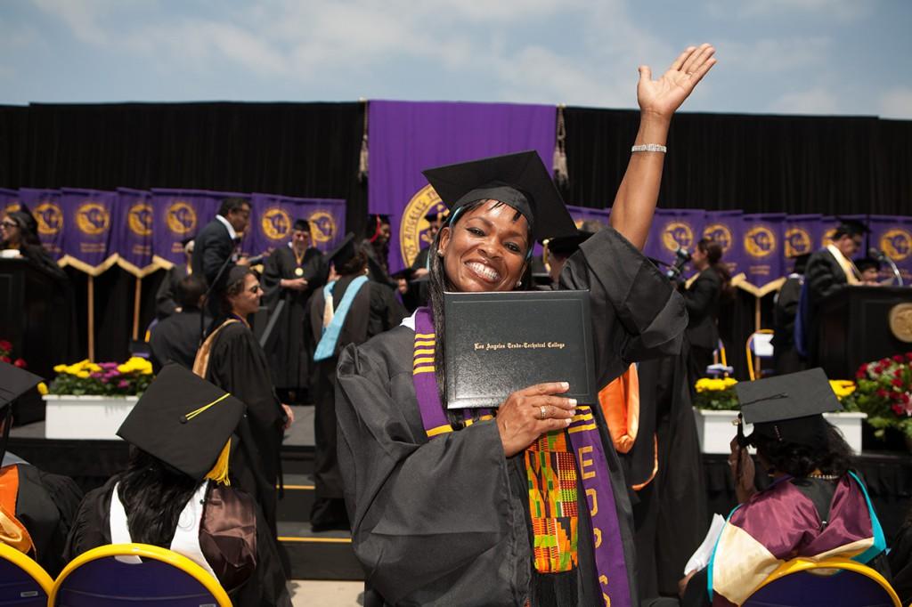 Student With Diploma at Graduation