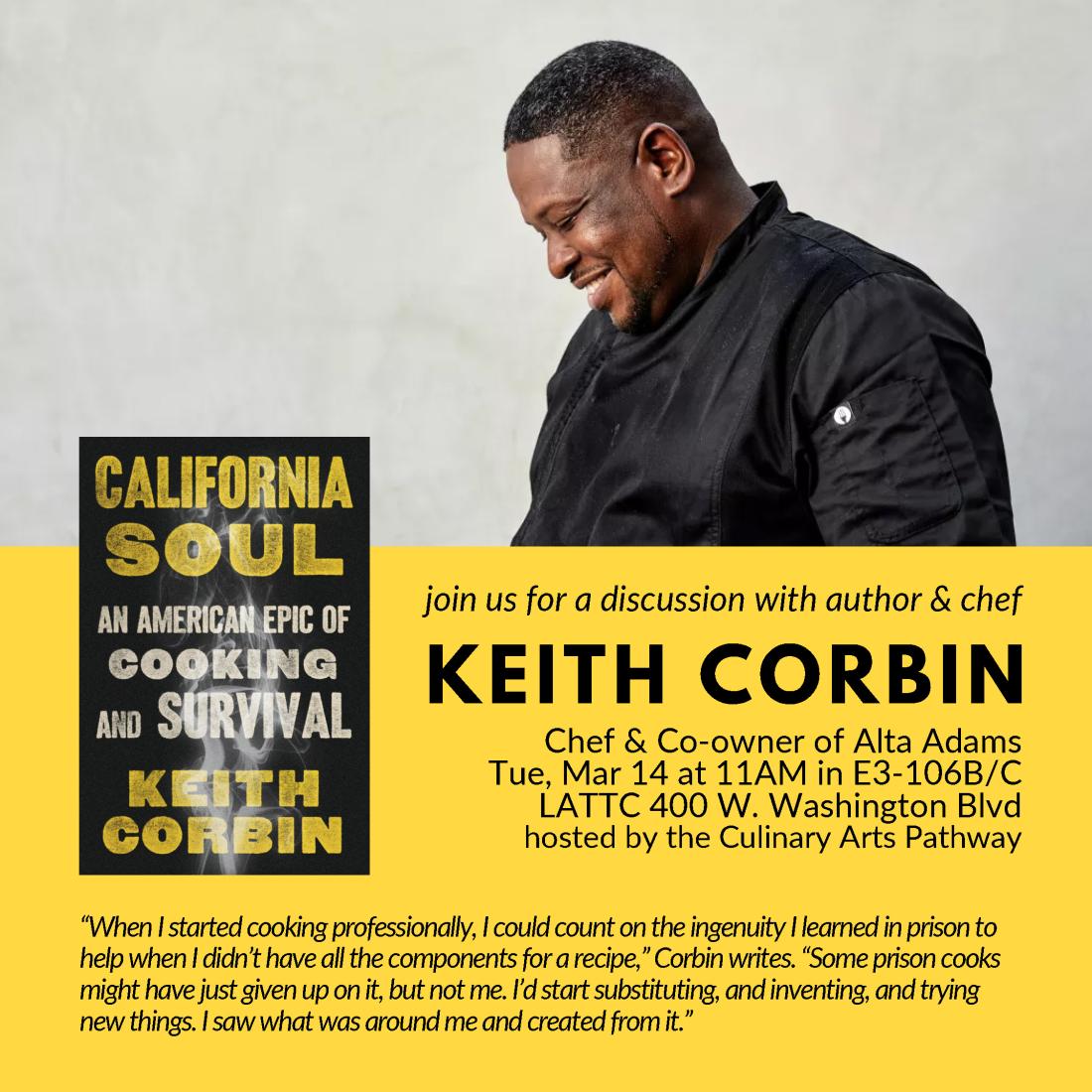 Chef Keith Corbin