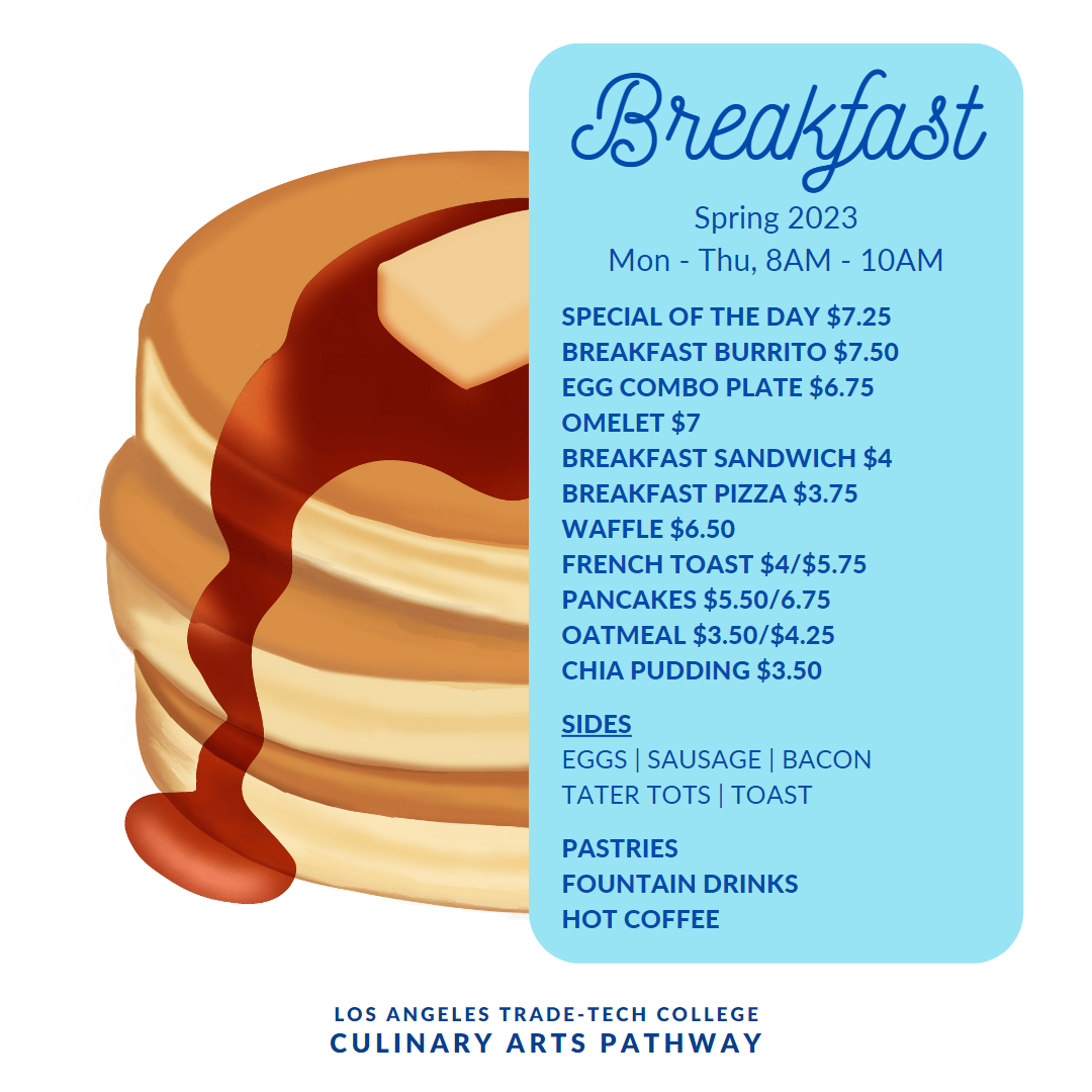 spring 2023 breakfast menu