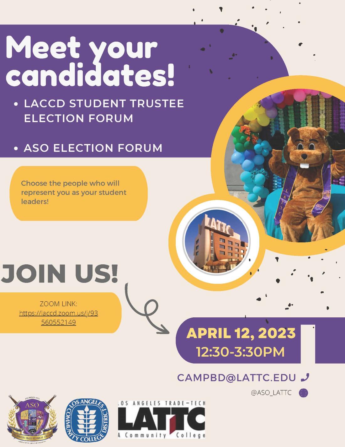 2023 -2023 Student Elections - Meet your candidates!