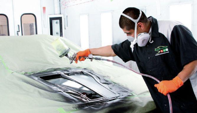 Collision Repair paint booth