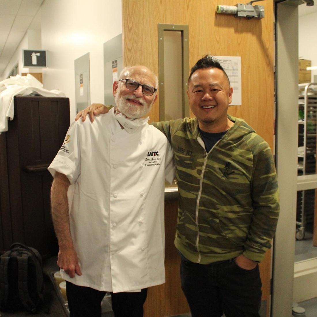 Chef Bob Wemischner with Chef Jet Tila