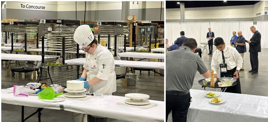 Culinary Arts students competing at SkillsUSA 2023 conference