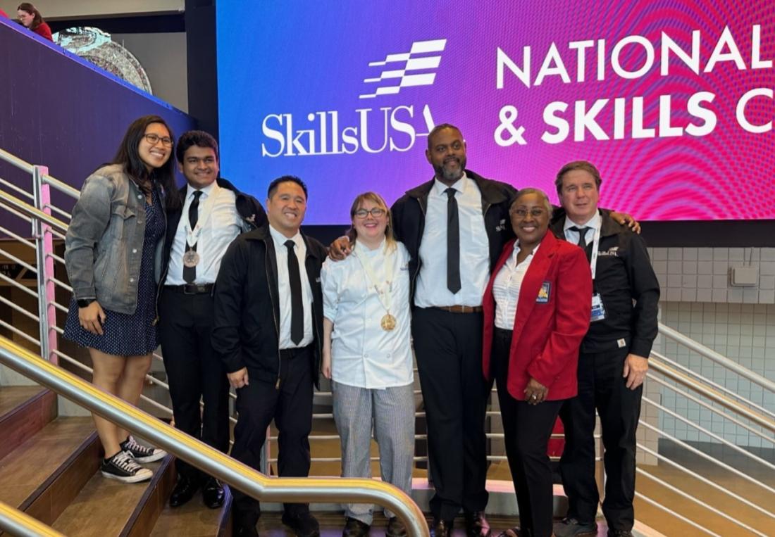 LATTC Culinary Arts faculty and students ant SkillsUSA 2023