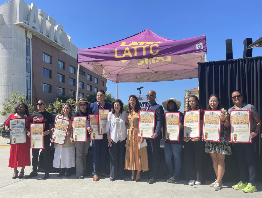 Dr. Alfred McQuarters at LA City Job Fair