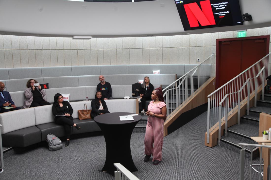 Student Janay Johnson Netflix oral presentation