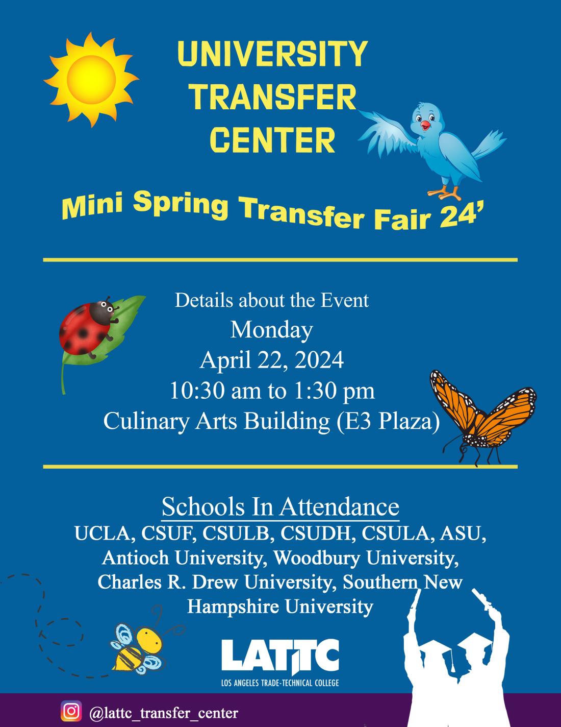 Mini Spring Transfer Day LATTC