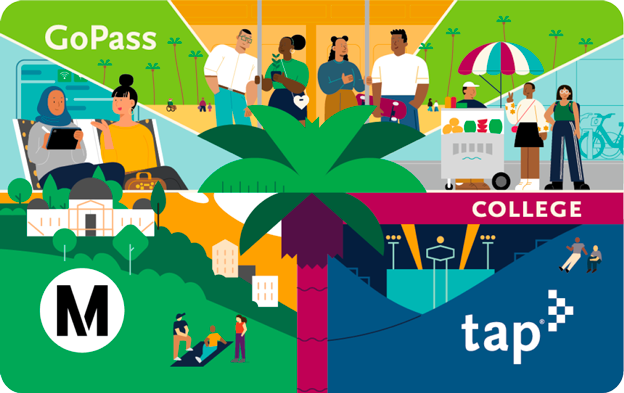 LA Metro GoPass Card