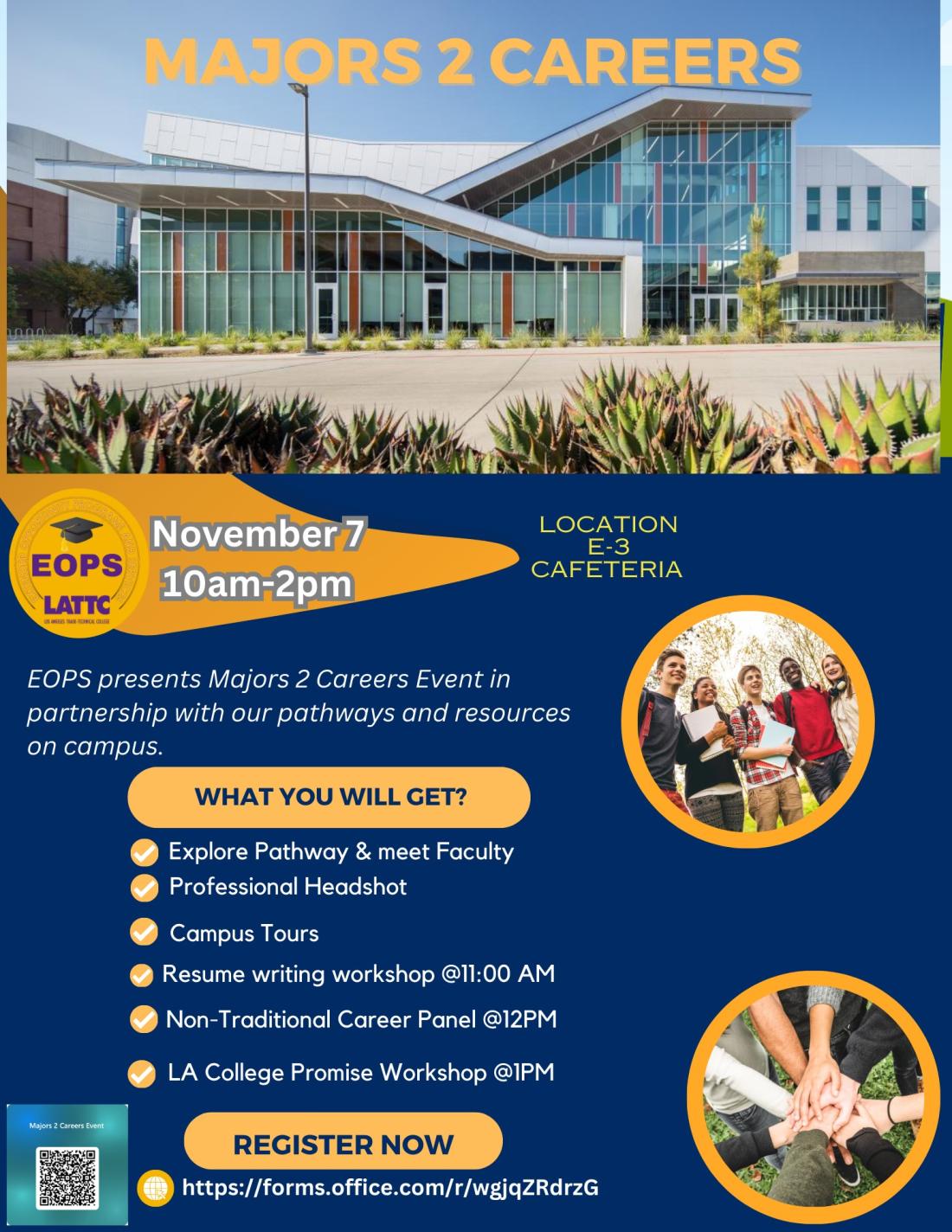 EOPS Majors 2 Careers Event