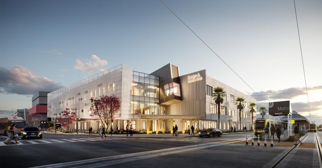 DMA Building rendering - view facing south west