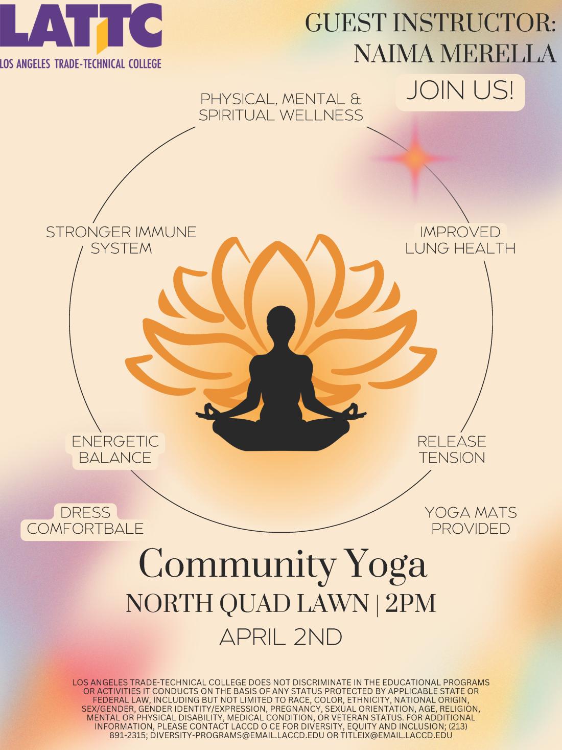 Community Yoga Flyer