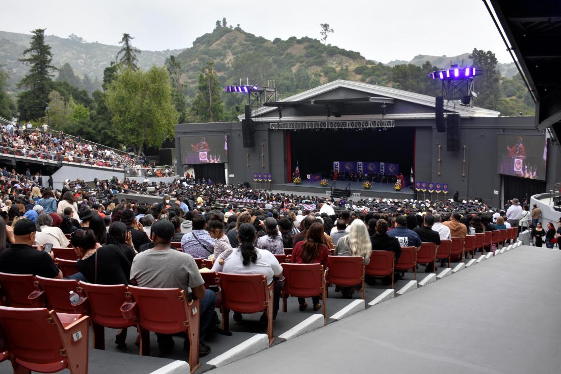 crowd at greek theater