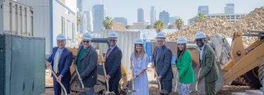 DMA groundbreaking photo with stakeholders
