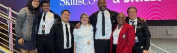 SkillsUSA 2023 faculty and students pose