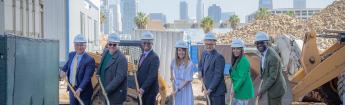 DMA groundbreaking photo with stakeholders